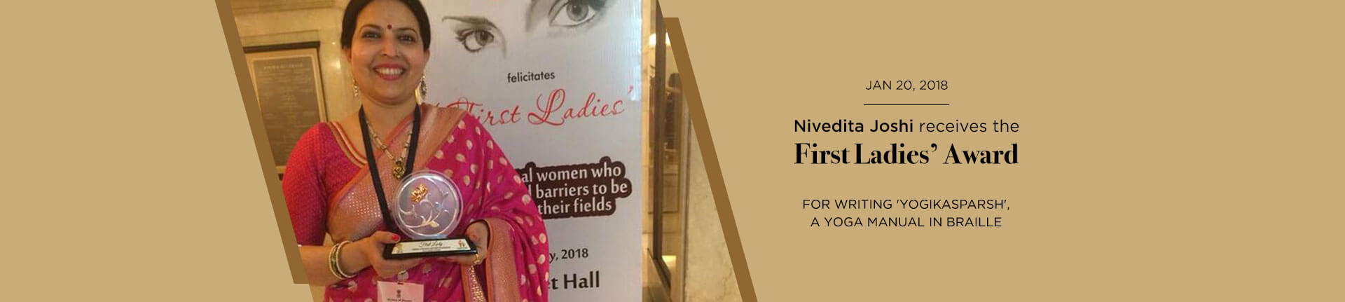 First Ladies Award to Nivedita Joshi