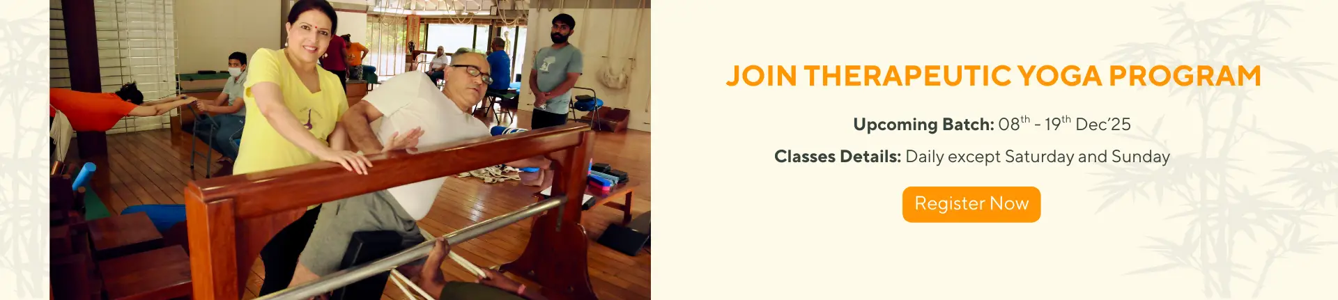 Therapeutic Yoga Program